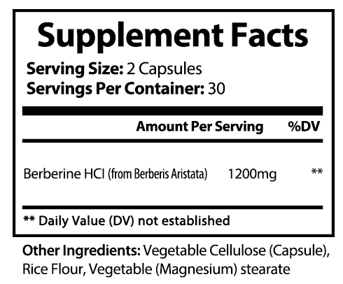 private label berberine vitamin supplement