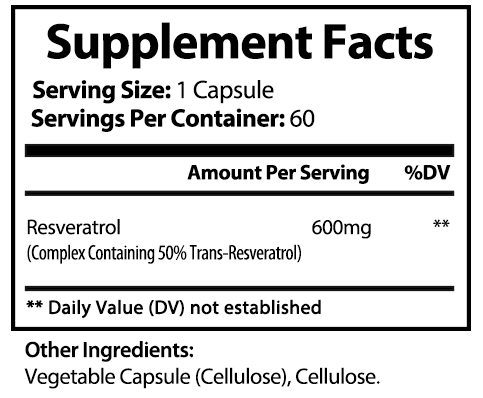 private label resveratrol herbal supplement