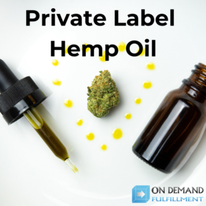 private label hemp oil dropper bottle