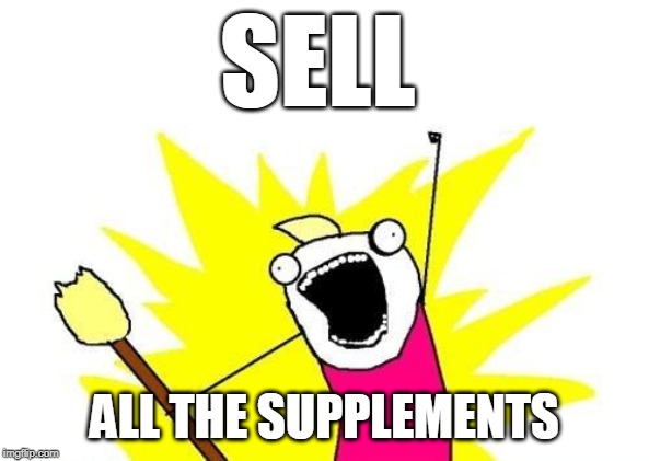sell all the supplements