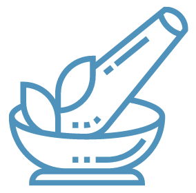 herbal vitamin supplement icon