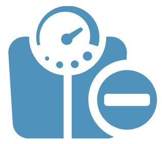 weight loss vitamin supplement icon