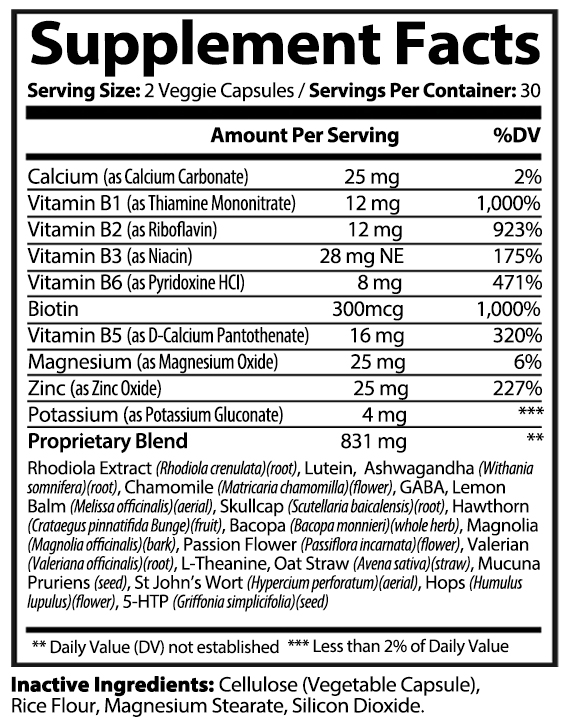private label anti-anxiety supplement panel V6R0
