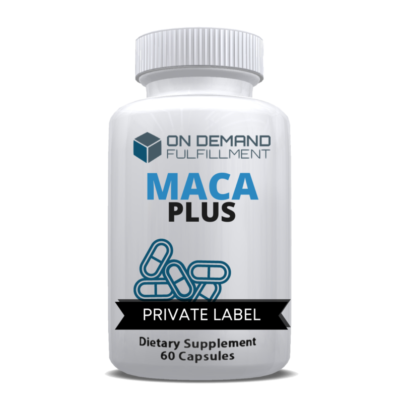 private label maca plus vitamin supplement on demand